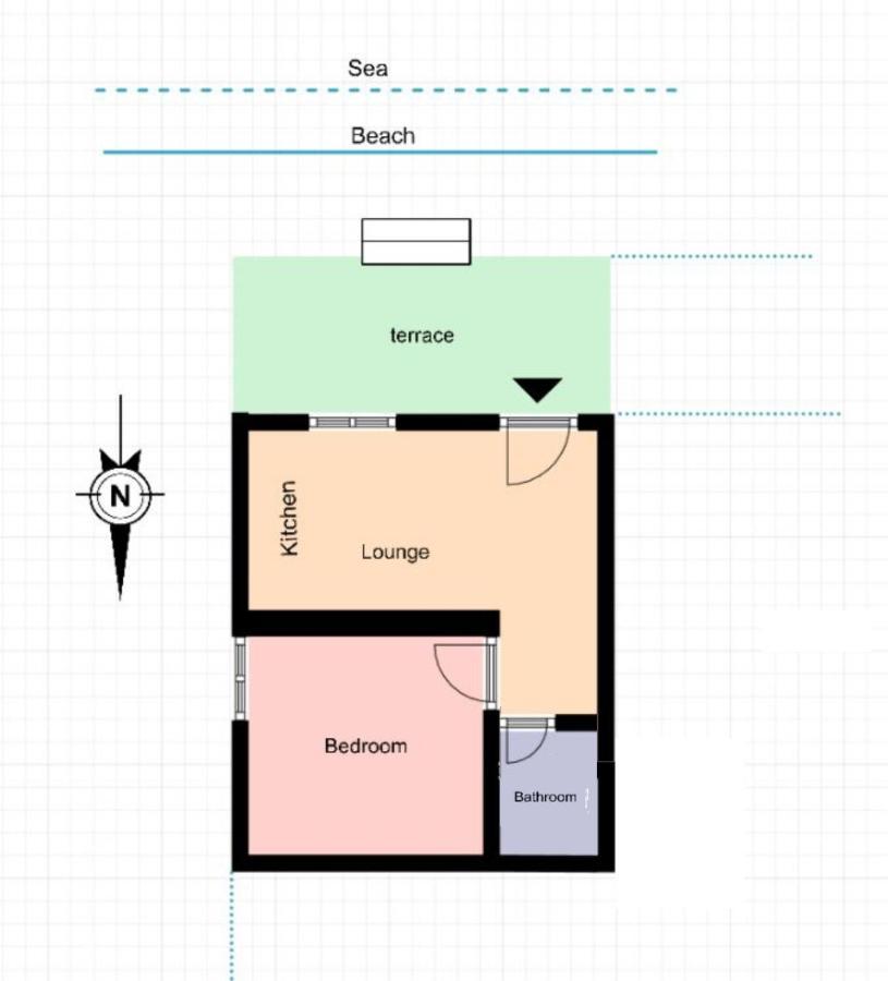 Kaminaki Beachfront Apartments Nisaki  Eksteriør billede
